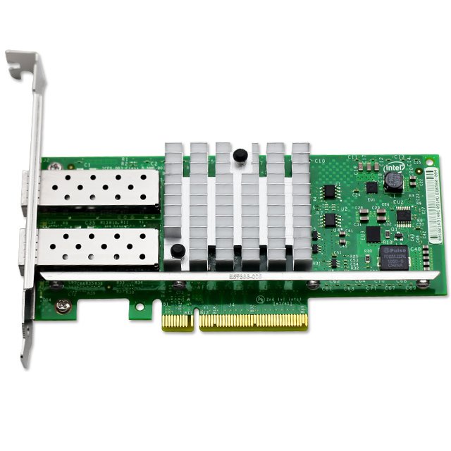 Intel® 82599ES PCIe 2.0 Dual Port SFP+ 10GbE Ethernet Converged Network  Adapter (X520-DA2 Equivalent NIC)