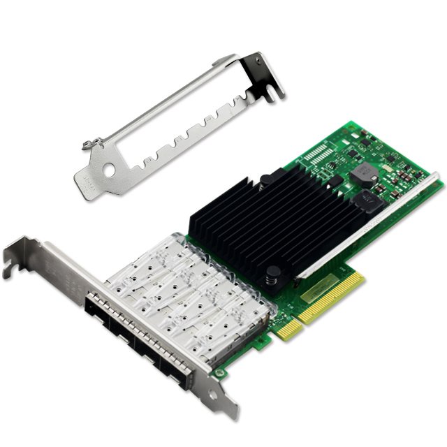 Intel® X710-BM1 PCIe 3.0 Quad Port SFP+ 10GbE Ethernet Converged Network Adapter (X710-DA4 Equivalent NIC)