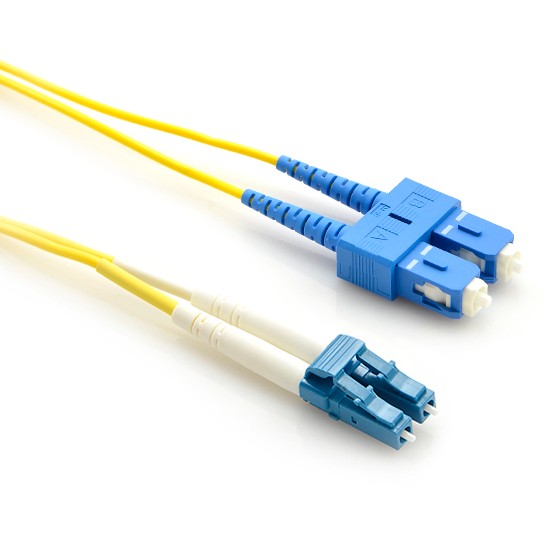 LC-SC Duplex Single-mode Fibre Patch Cable (OS1/OS2) – Rapid Optics